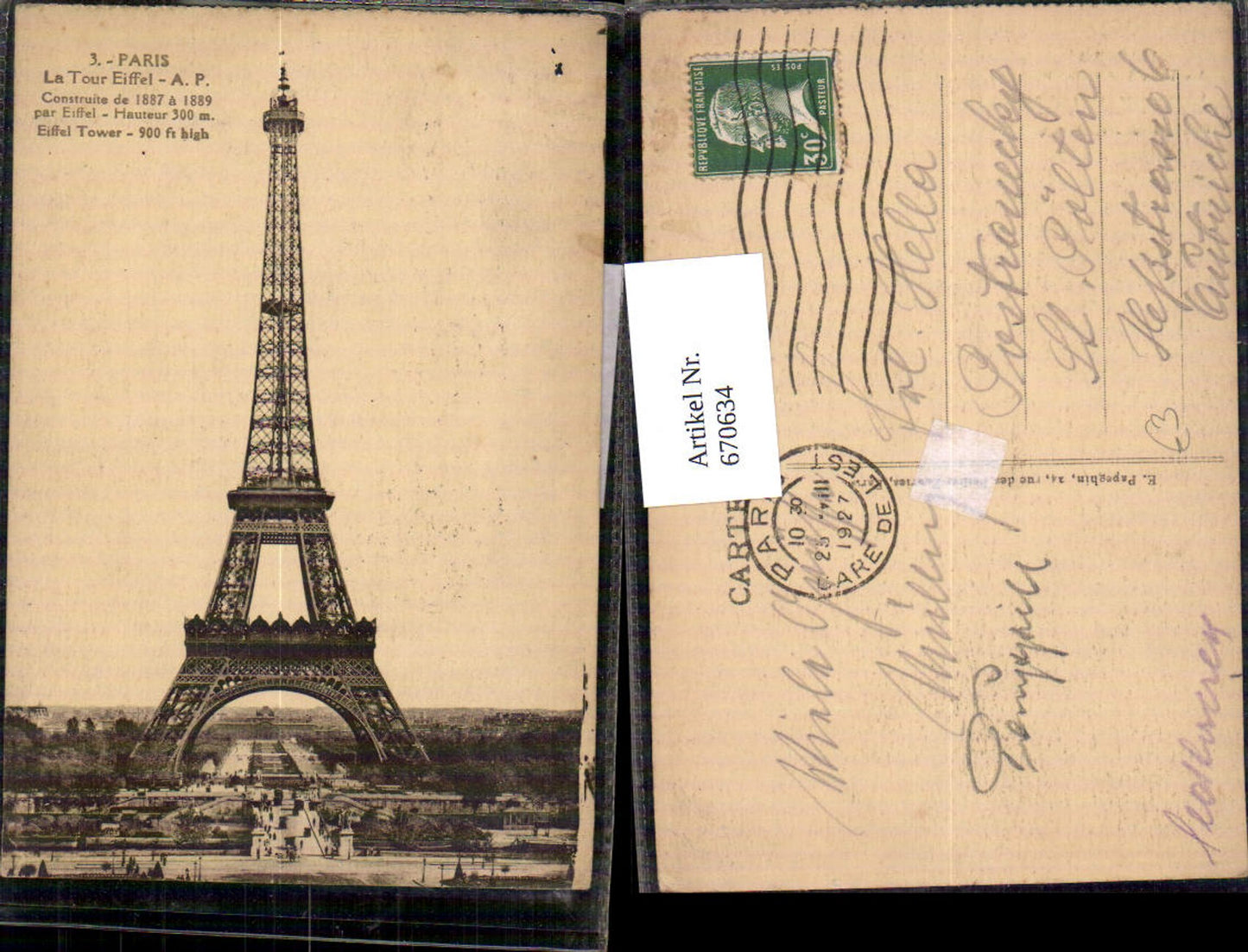 670634,Paris La Tour Eiffel Eiffelturm France