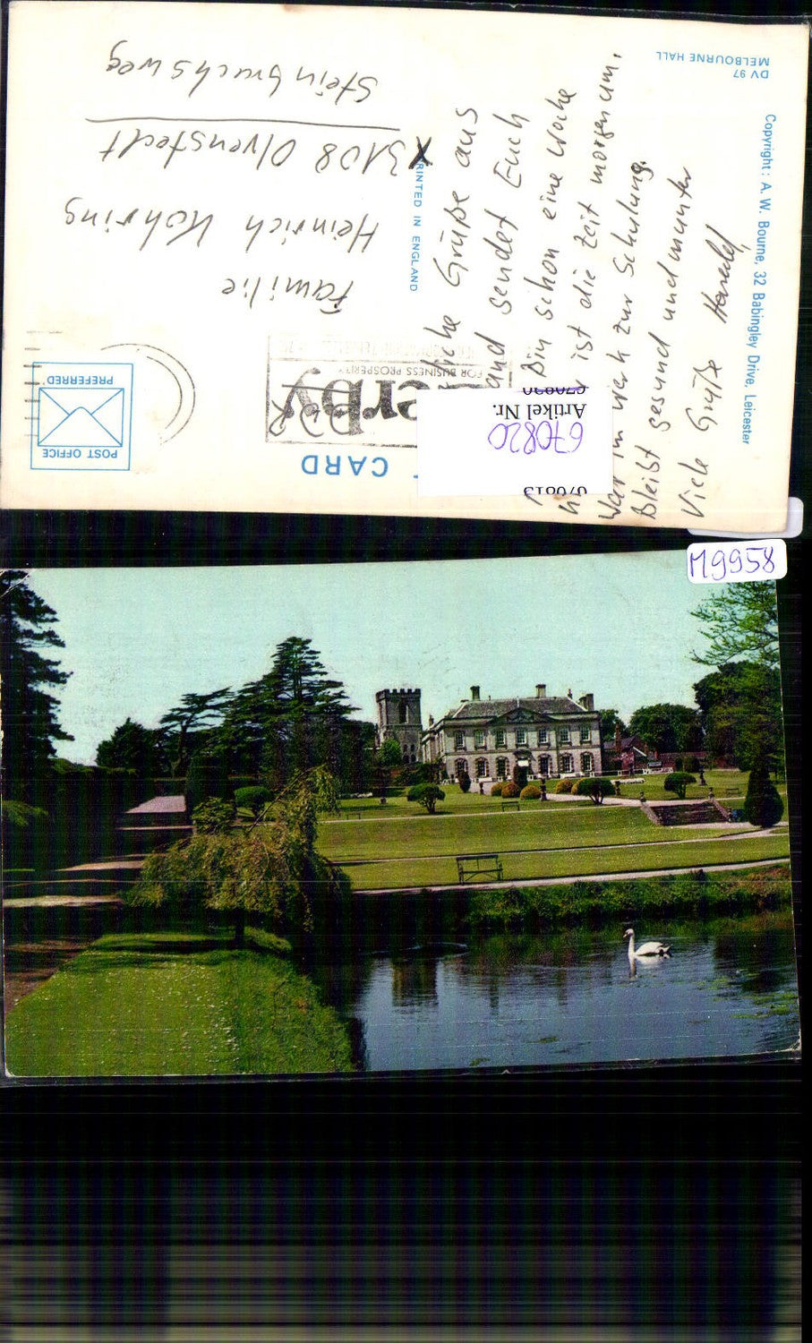 Alte Ansichtskarte – Old Postcard