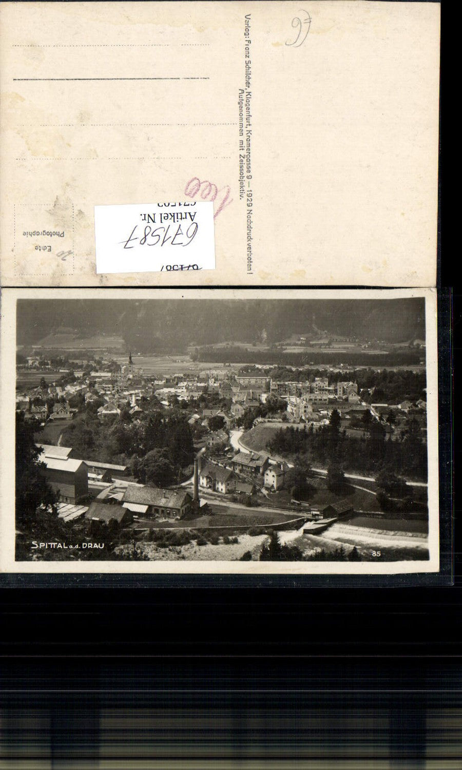 671587,Foto Ak Spittal a. d. Drau Ansicht