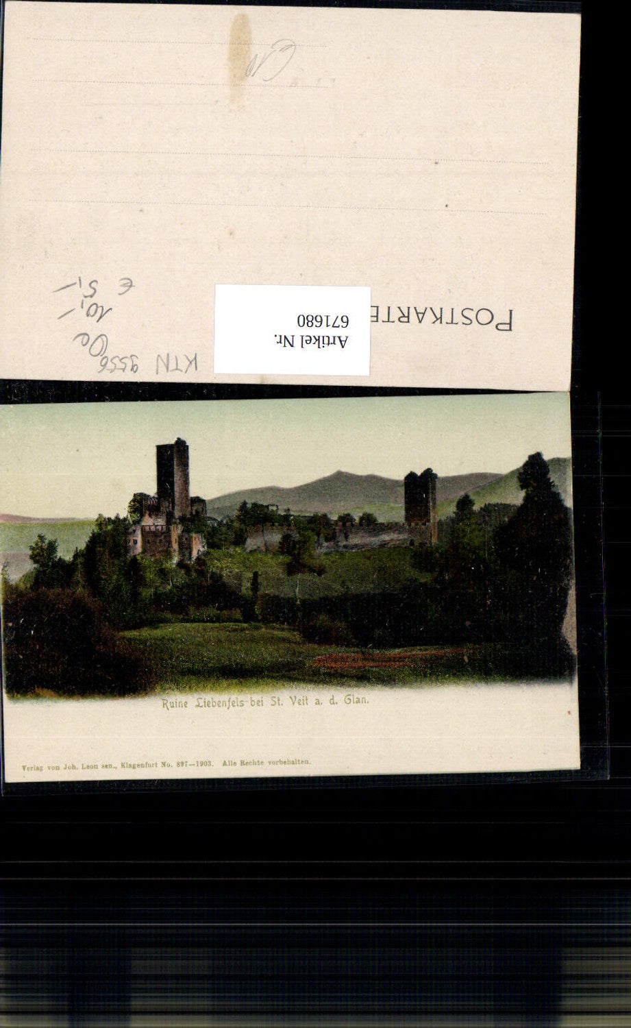 671680, Liebenfels ruins near St. Veit an der Glan