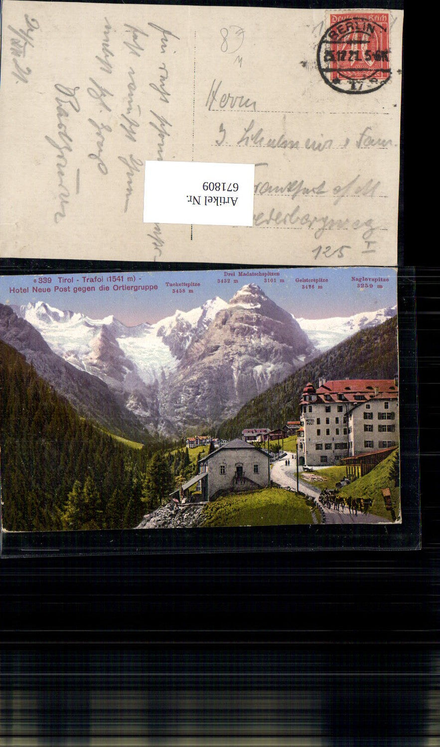 Alte Ansichtskarte – Old Postcard