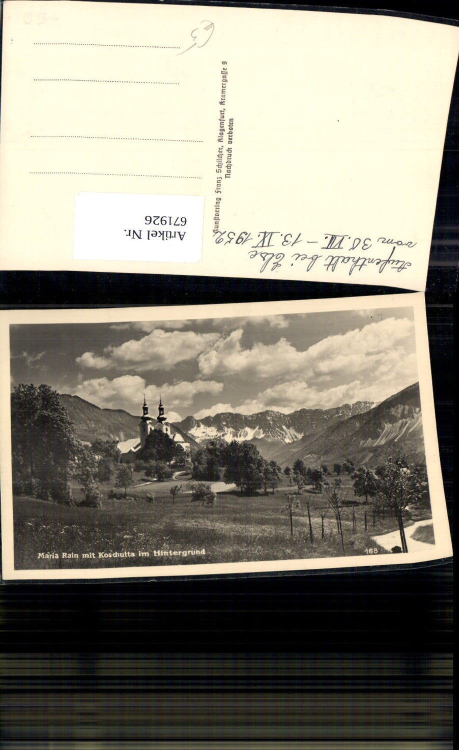 Alte Ansichtskarte – Old Postcard