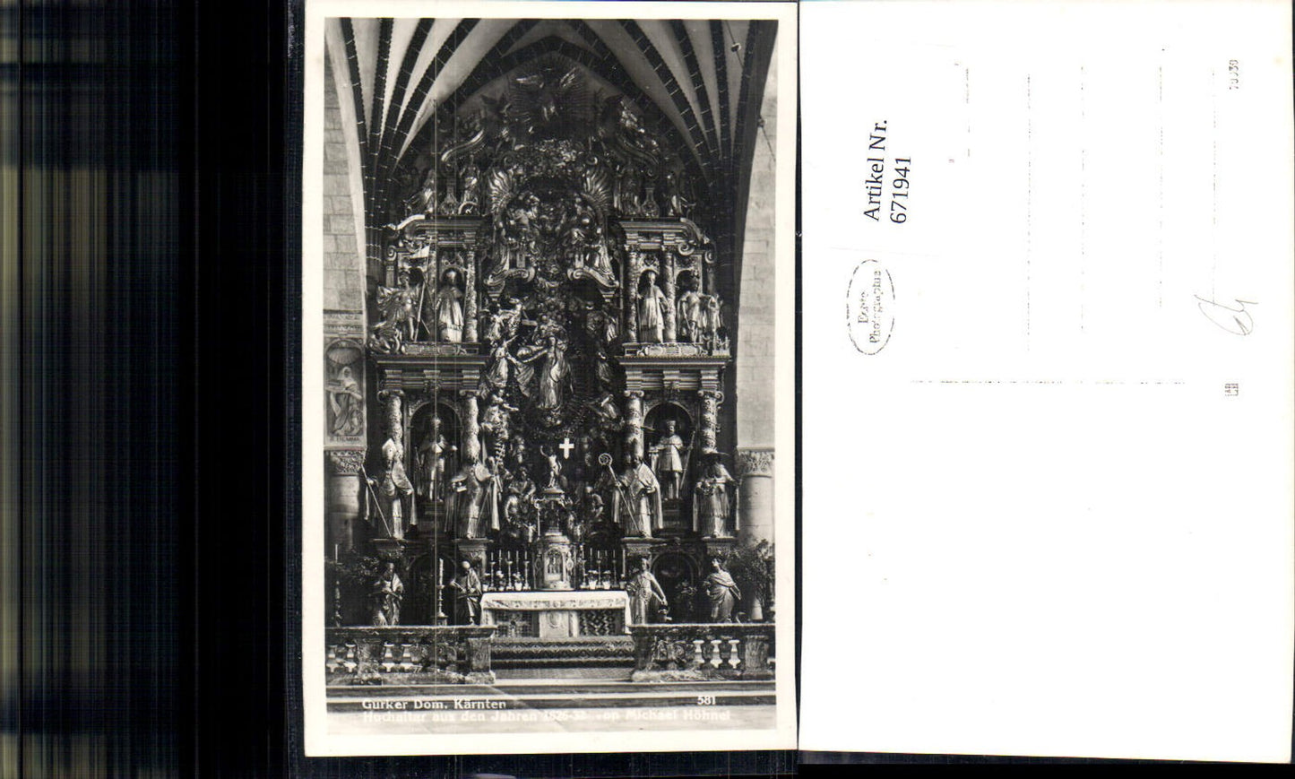 671941,Foto Ak Gurk Dom Hochaltar