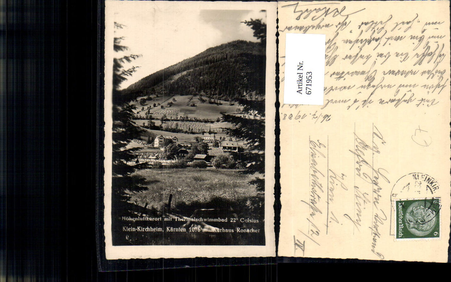 671953,Foto Ak Bad Kleinkirchheim Ansicht