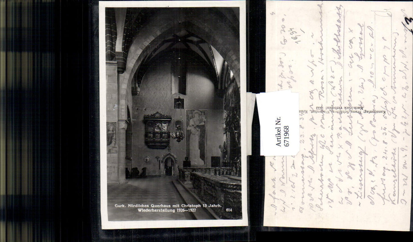 671968, Photo Ak Gurk Cathedral North Transept