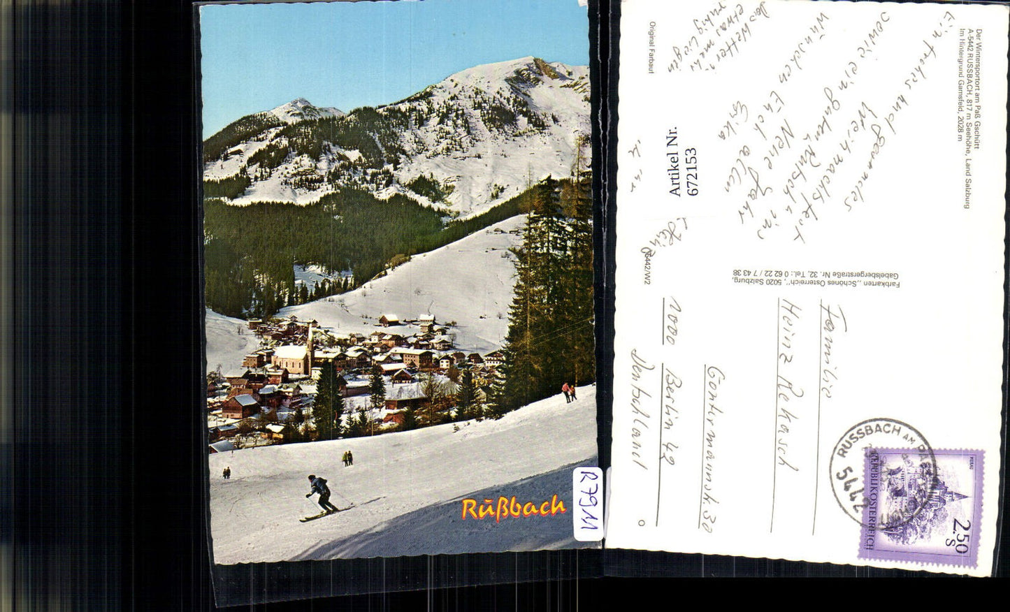 672153,Rußbach am Pass Gschütt mit Gamsfeld Wintersport