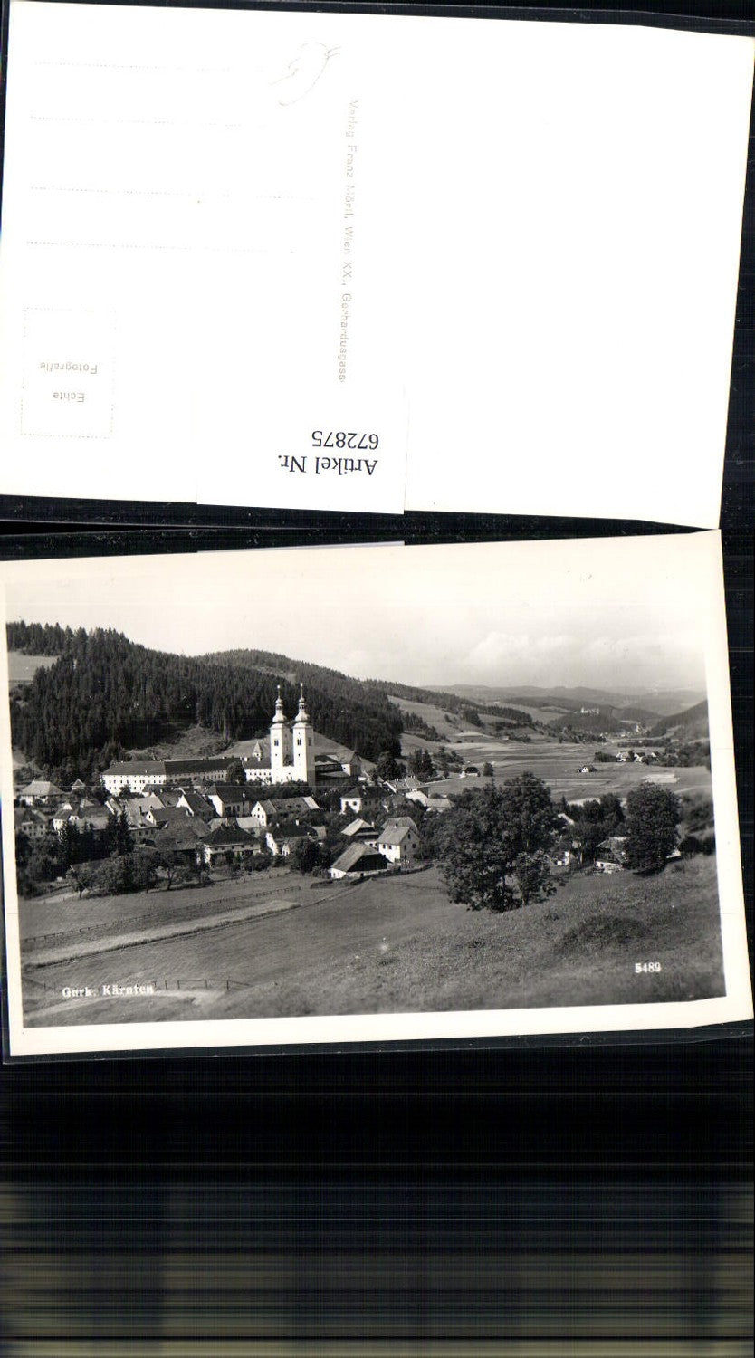 672875,Foto Ak Gurk Ansicht mit Dom