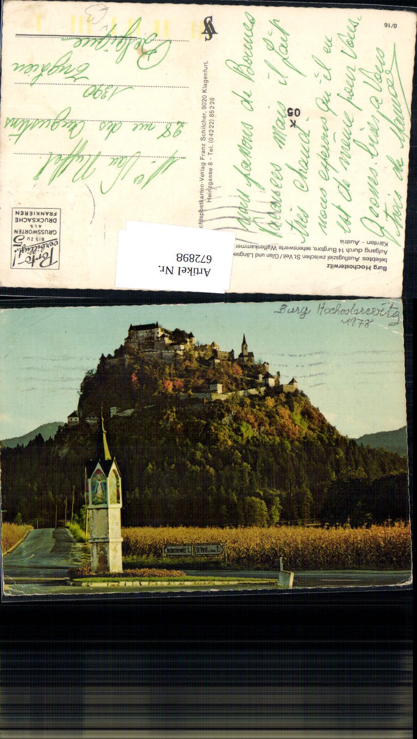 672898,Burg Hochosterwitz Launsdorf Sankt Georgen am Längsee