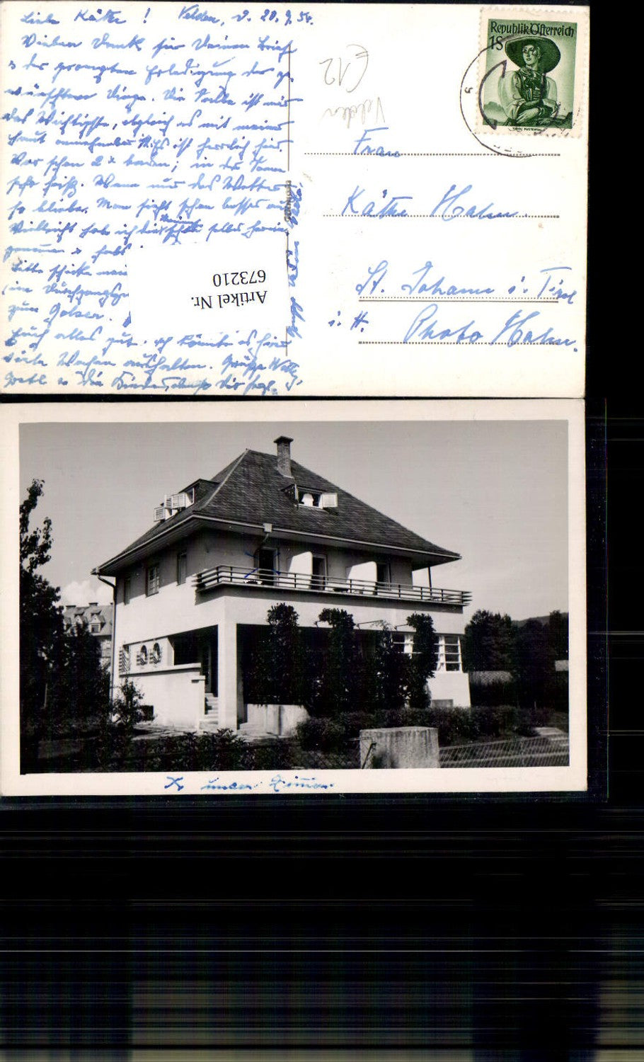 Alte Ansichtskarte – Old Postcard