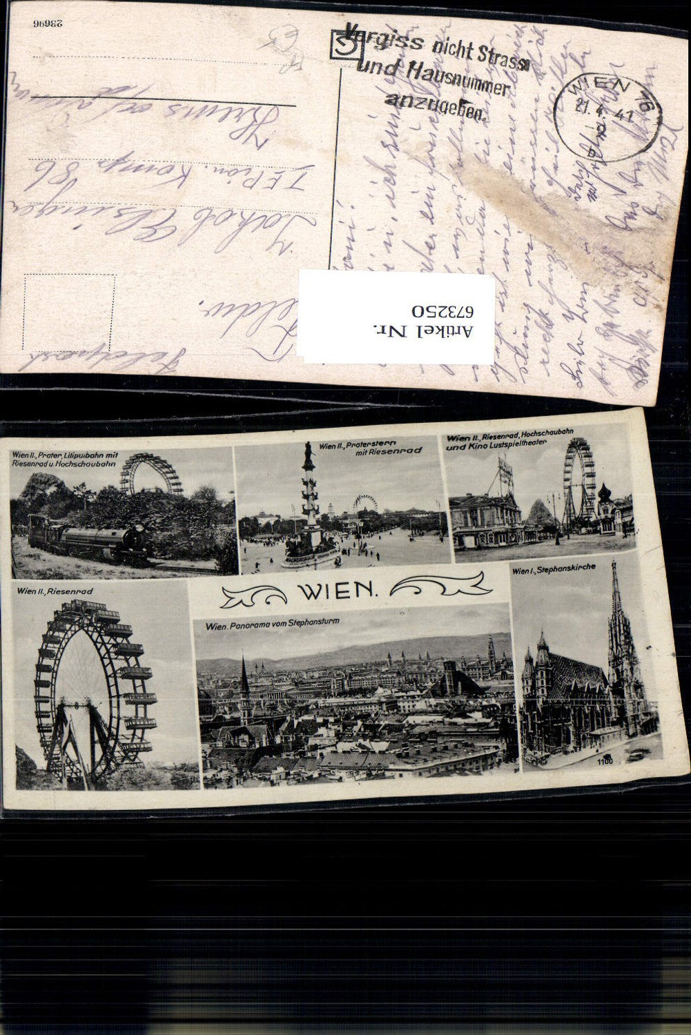 Alte Ansichtskarte – Old Postcard