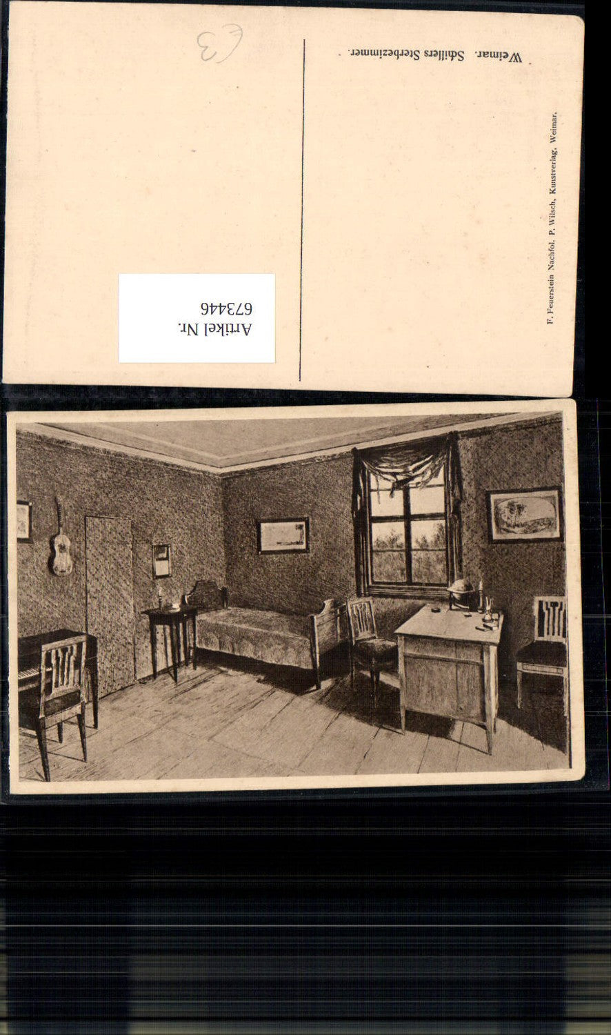 673446, Weimar Schiller's Death Chamber Interior