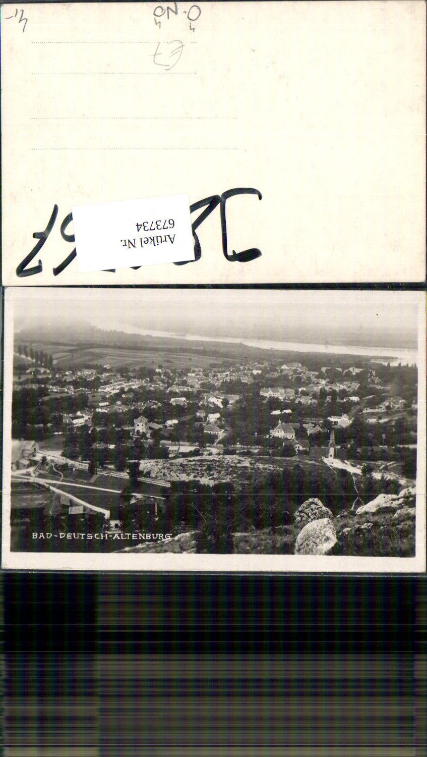 673734,Foto Ak Bad Deutsch-Altenburg Totale