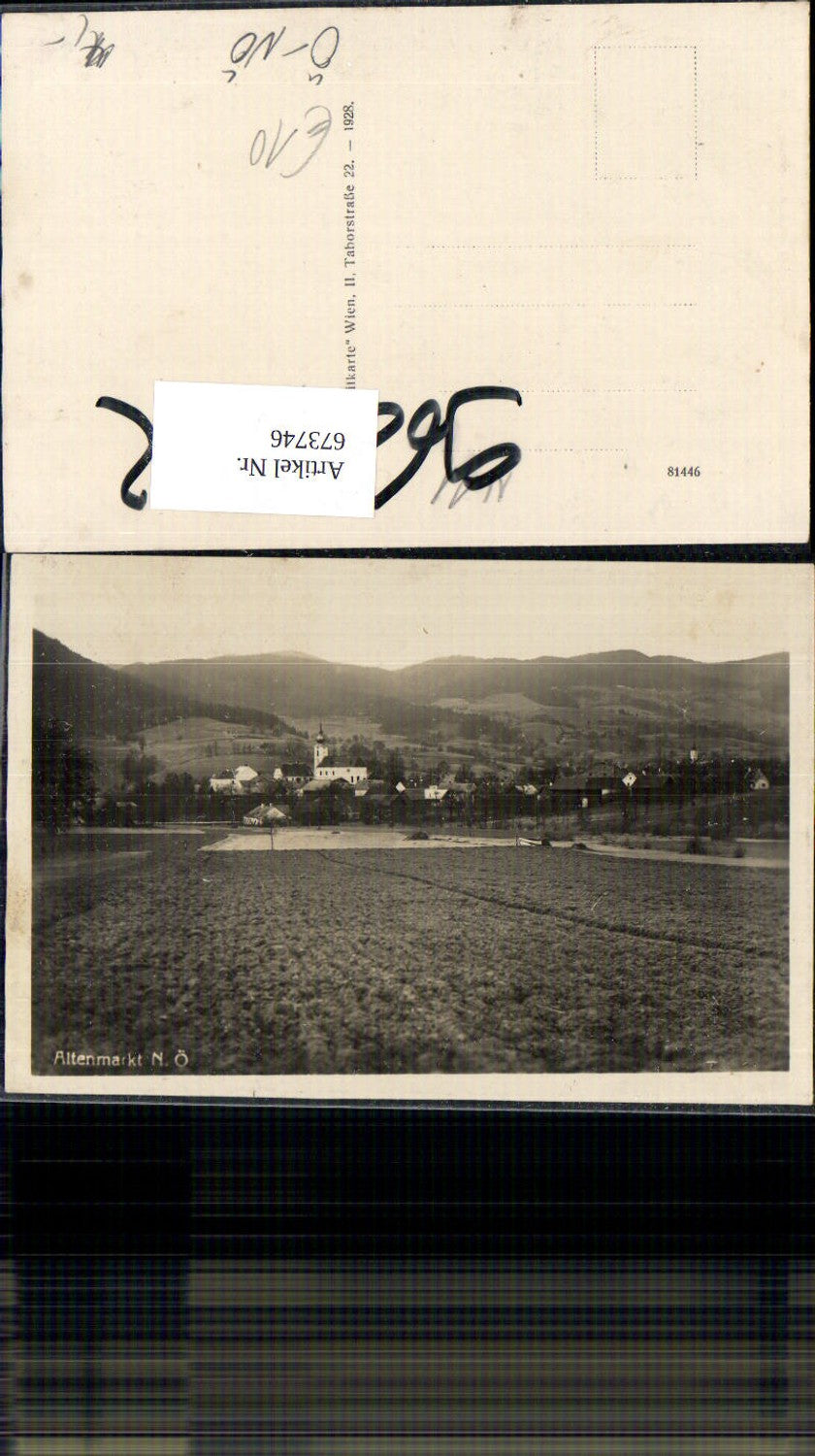 673746,Foto Ak Altenmarkt an der Triesting Ansicht