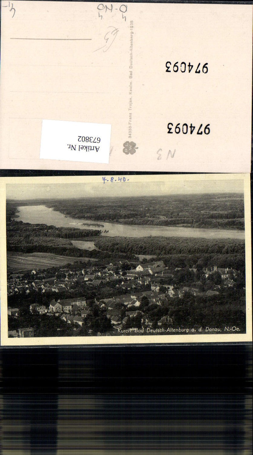 673802,Foto Ak Bad Deutsch-Altenburg