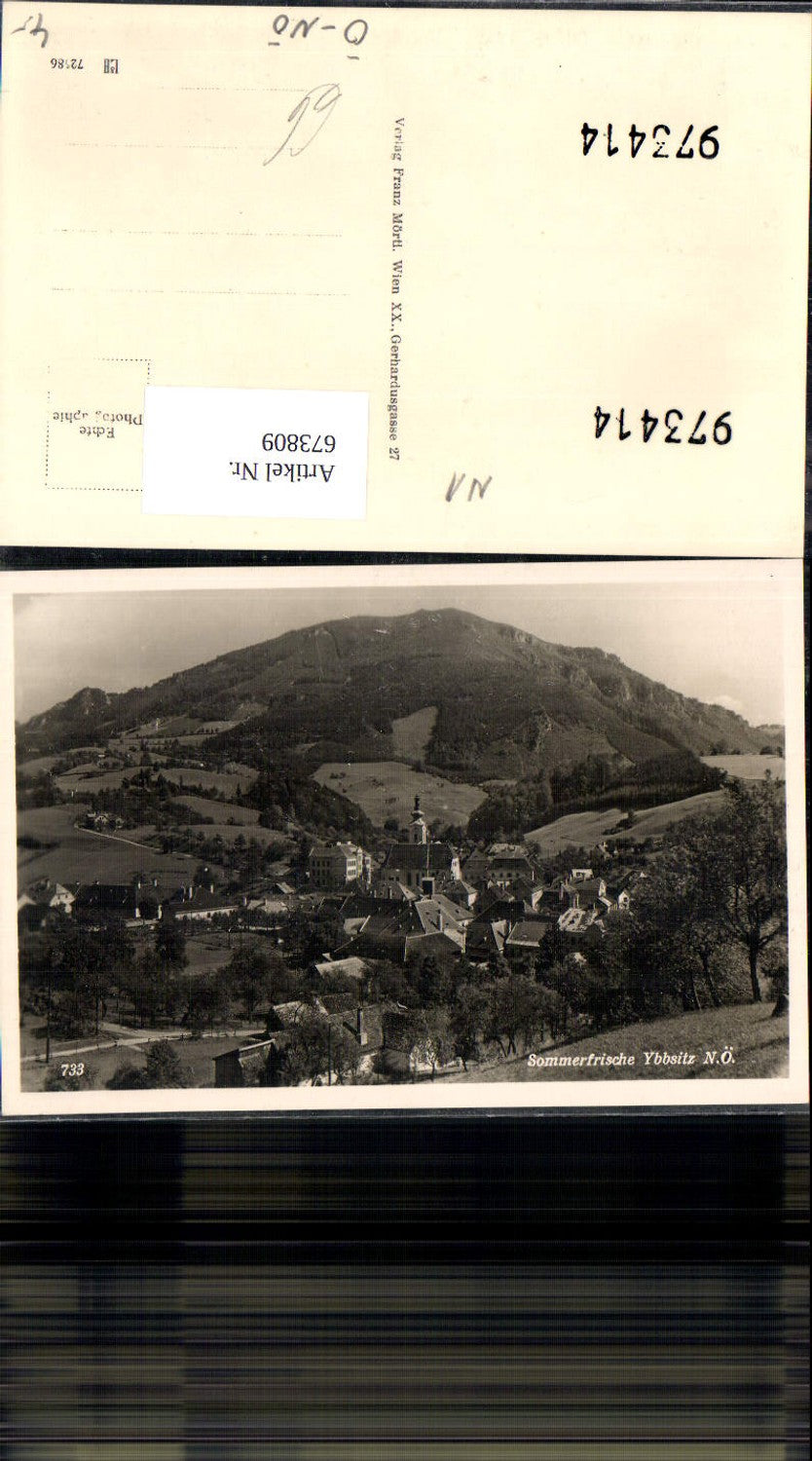 673809,Foto Ak Ybbsitz Ansicht