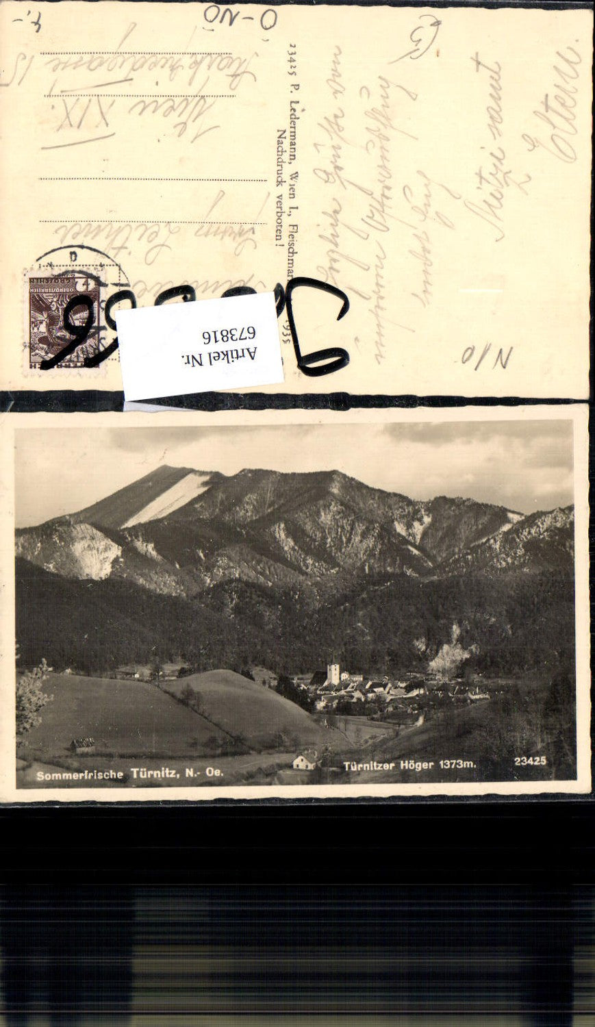 673816,Foto Ak Türnitz Türnitzer Höger