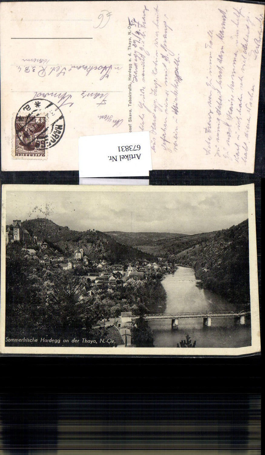 673831,Hardegg a. d. Thaya Ansicht