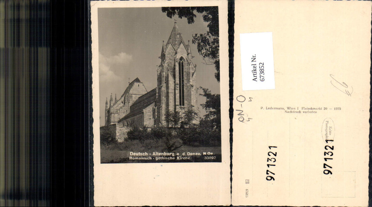 673852,Foto Ak Bad Deutsch-Altenburg Kirche