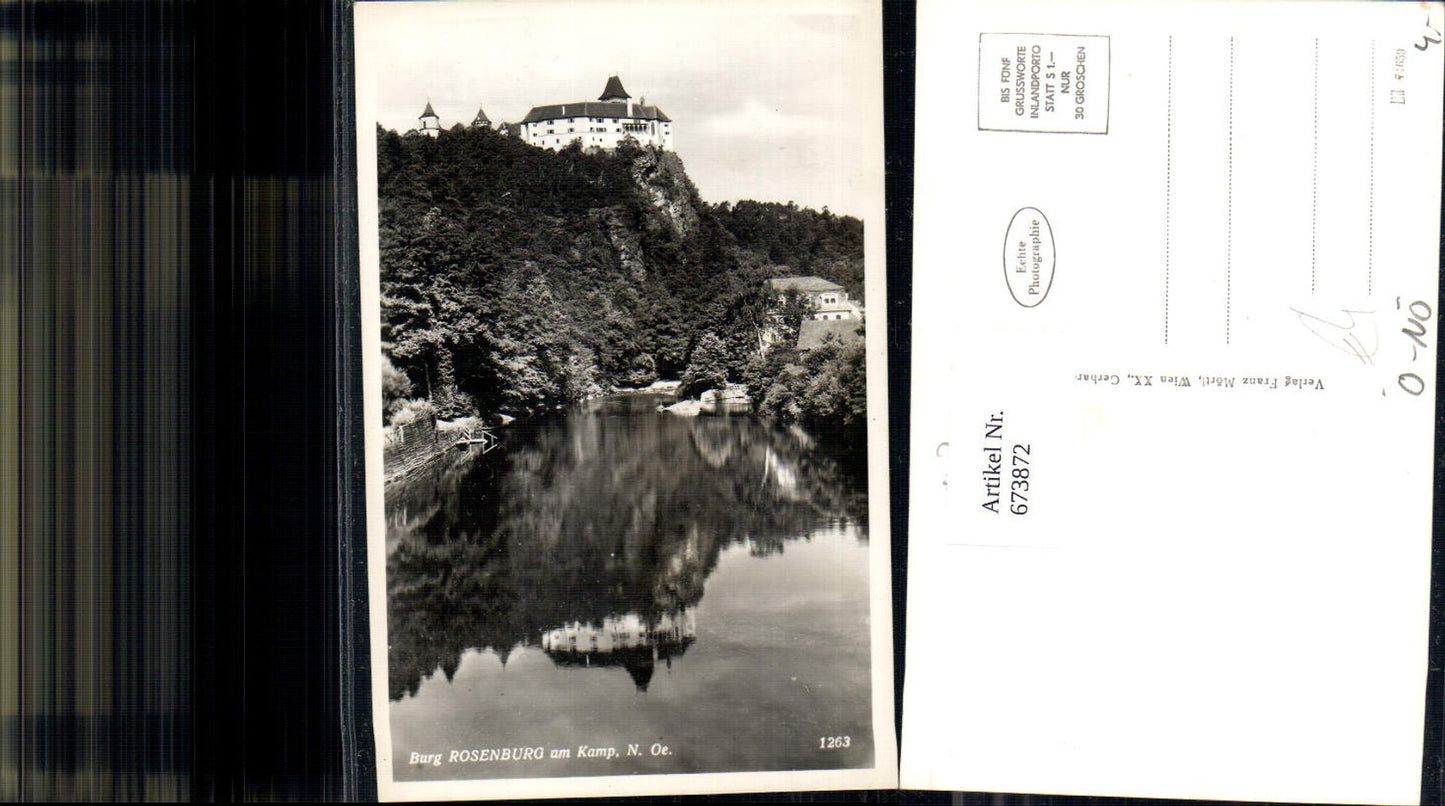 673872,Foto Ak Burg Rosenburg a. Kamp Rosenburg-Mold