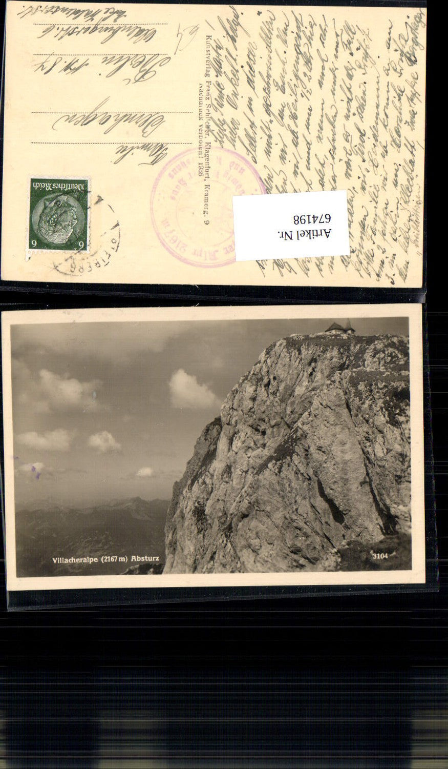 674198,Villach Absturz Villacheralpe Bleiberg