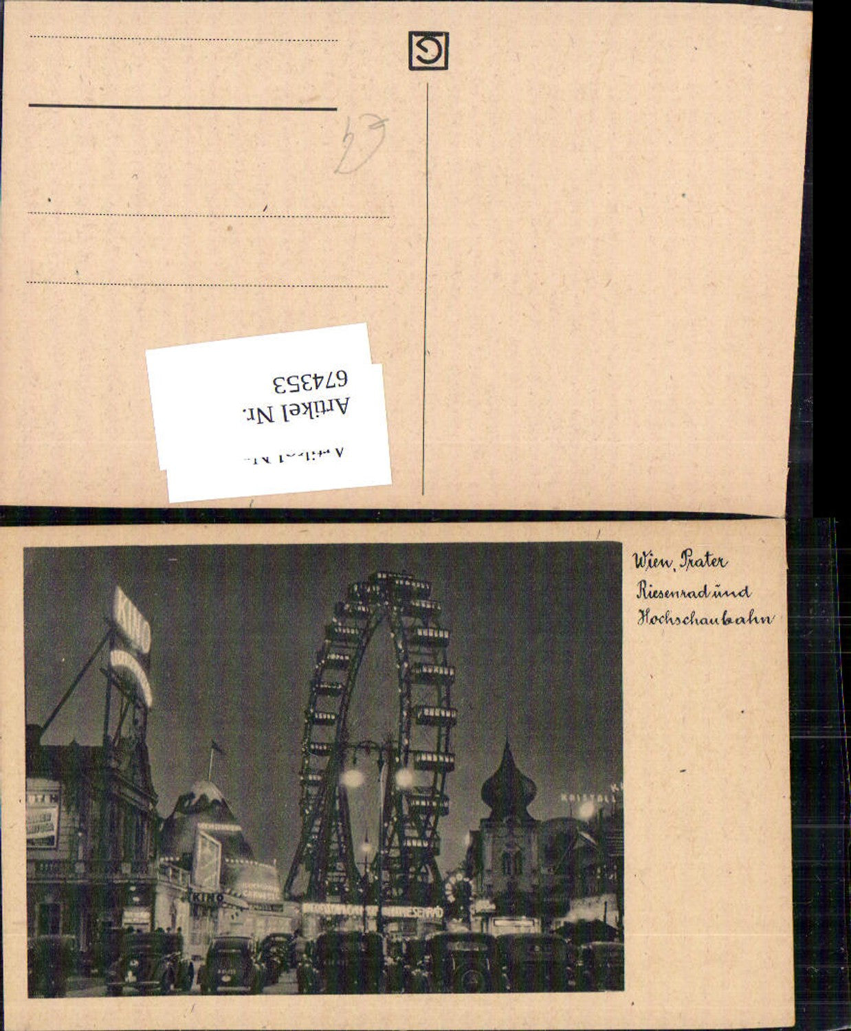 Alte Ansichtskarte – Old Postcard