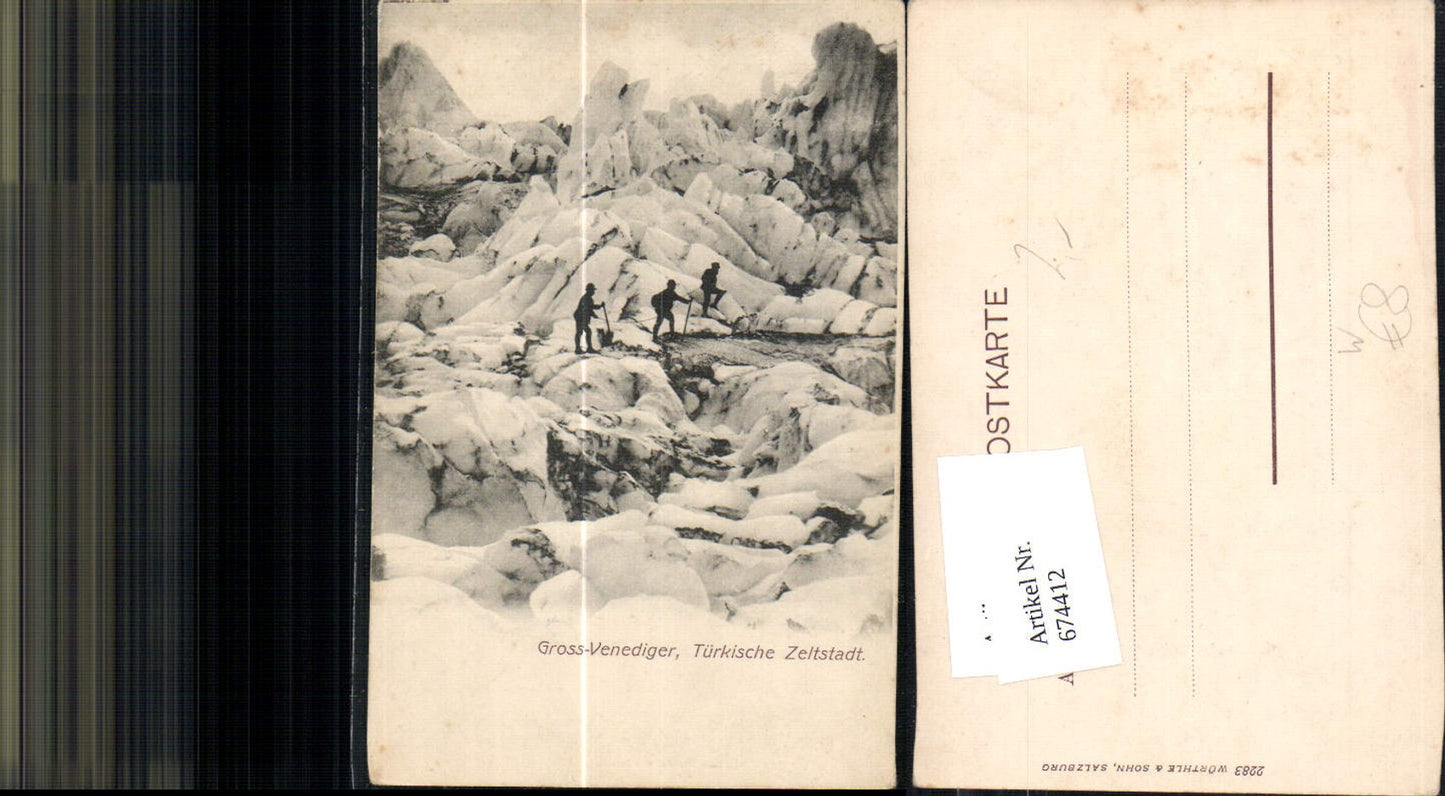 674412,Grossvenediger Bramberg Neukirchen Türkische Zeltstadt Tourengeher Bergsteiger