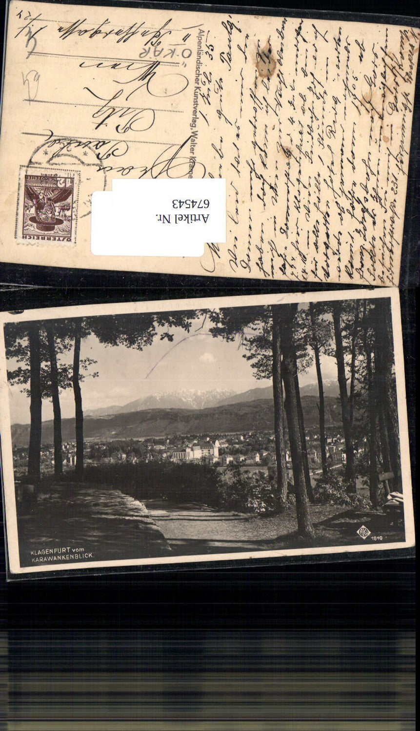 674543,Klagenfurt Partie um 1935