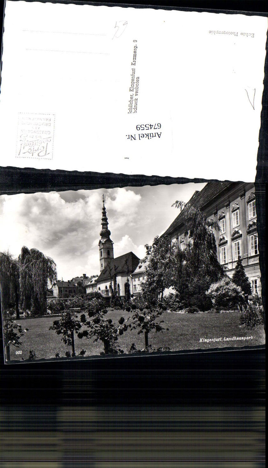 674559,Klagenfurt Landhauspark Landhaus