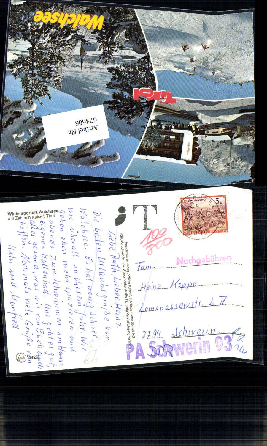 Alte Ansichtskarte – Old Postcard