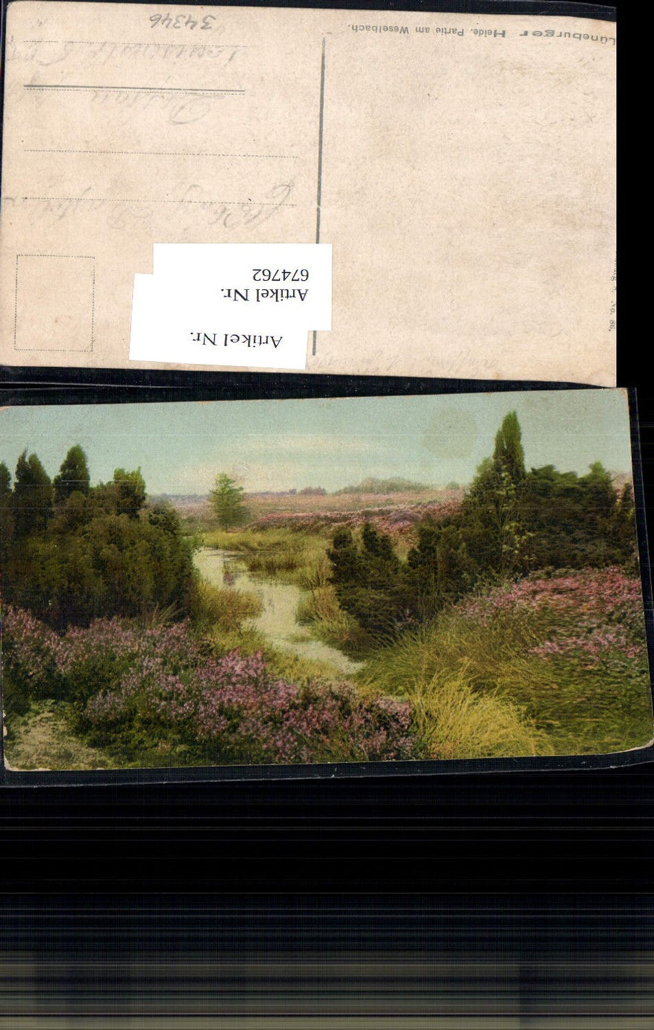 674762,Lüneburger Heide Partie am Weselbach