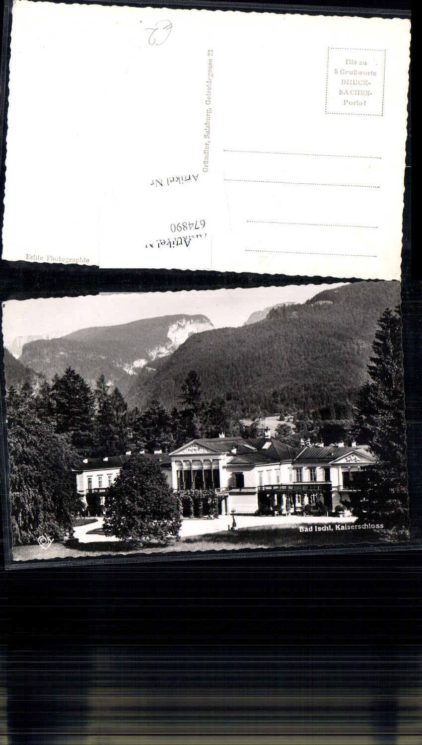 674890,Bad Ischl Salzkammergut Kaiserliche Villa