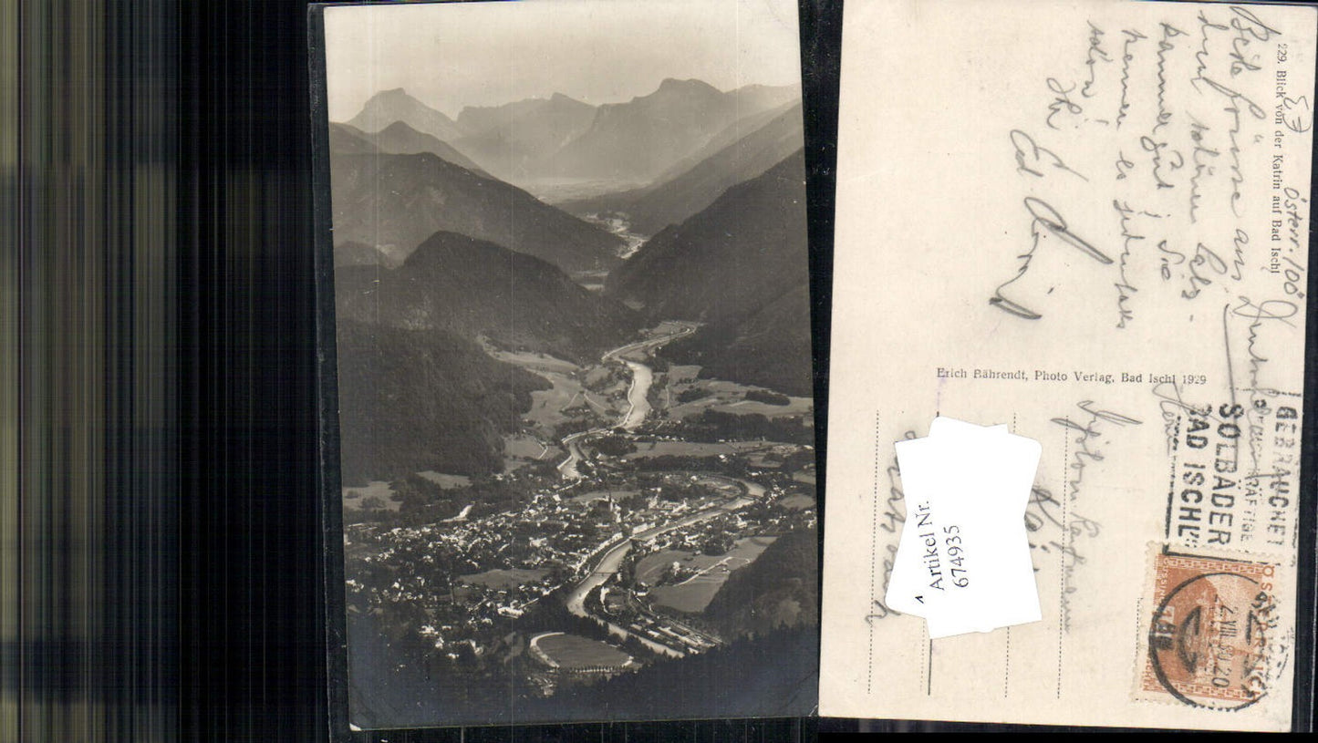 674935,Bad Ischl Salzkammergut pub Erich Bährendt 229