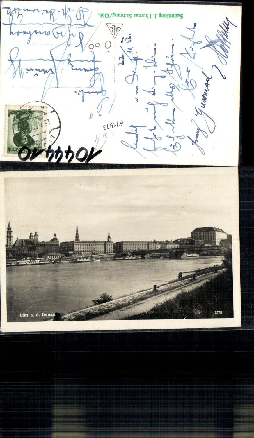 674973,Linz an der Donau Dampfer Urfahr