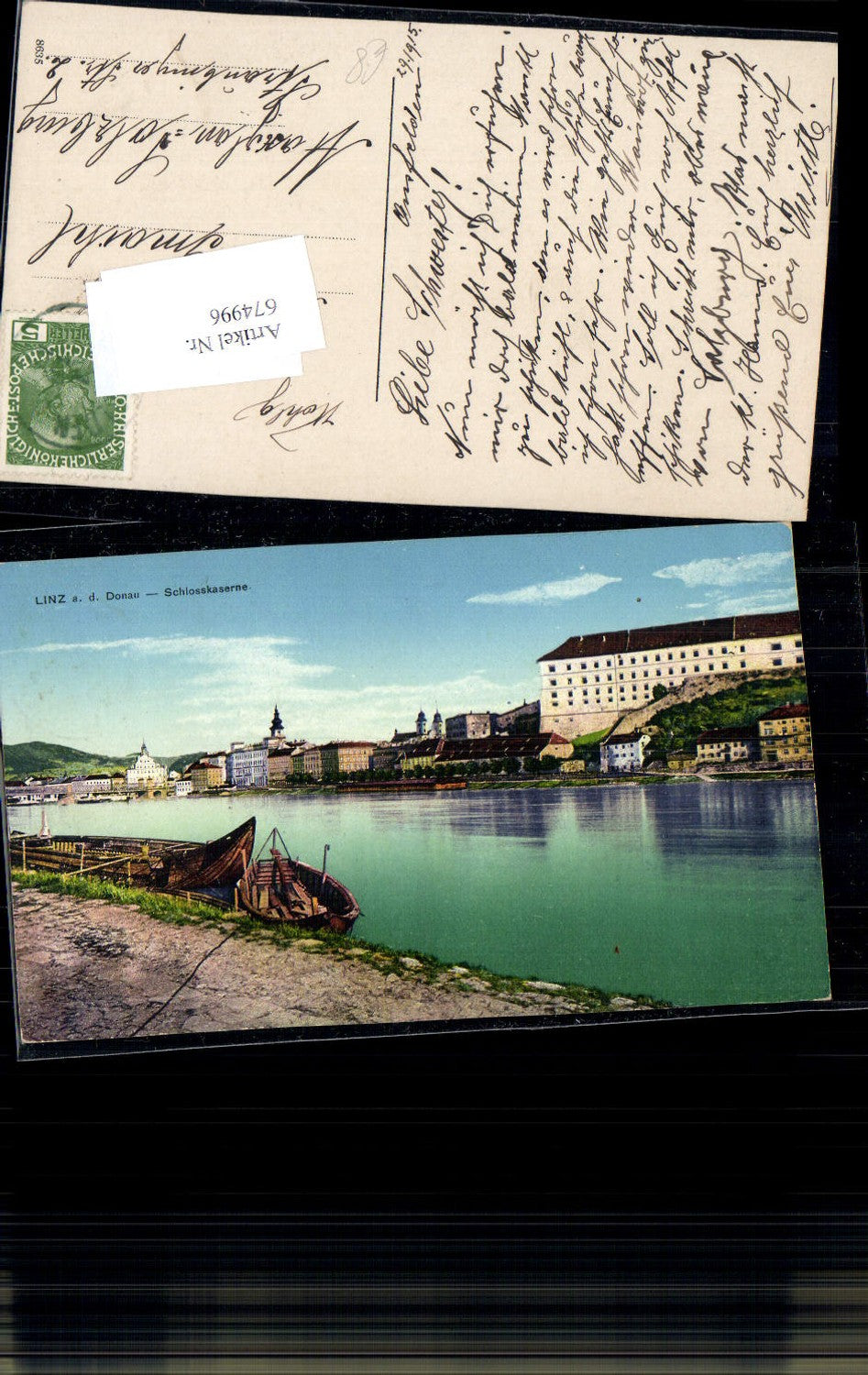 674996,Linz an der Donau Schlosskaserne Ufer