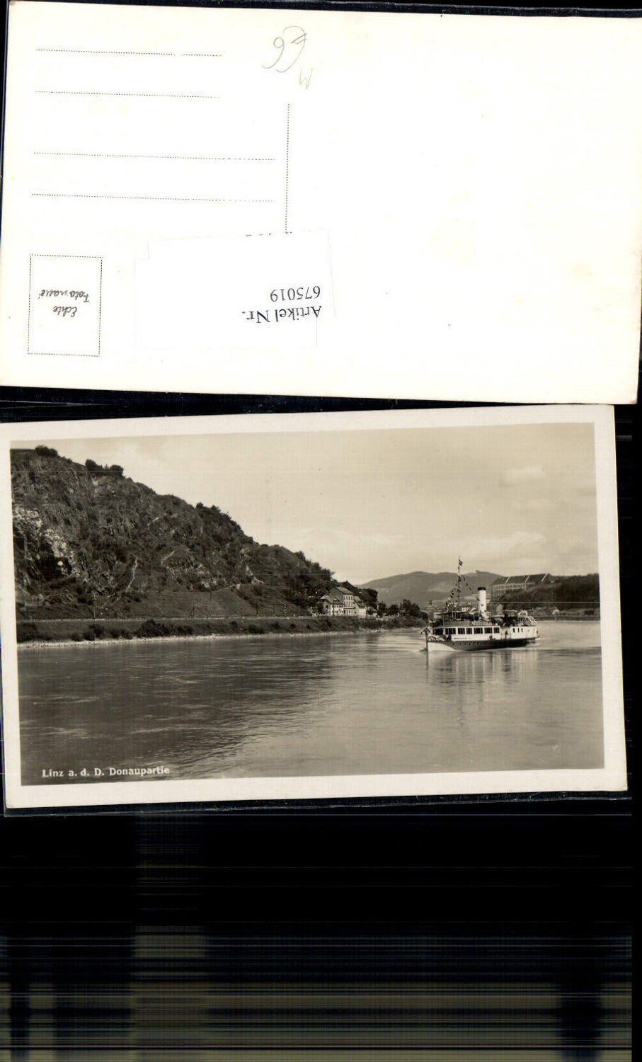 675019,Linz an der Donau Dampfer Donaupartie
