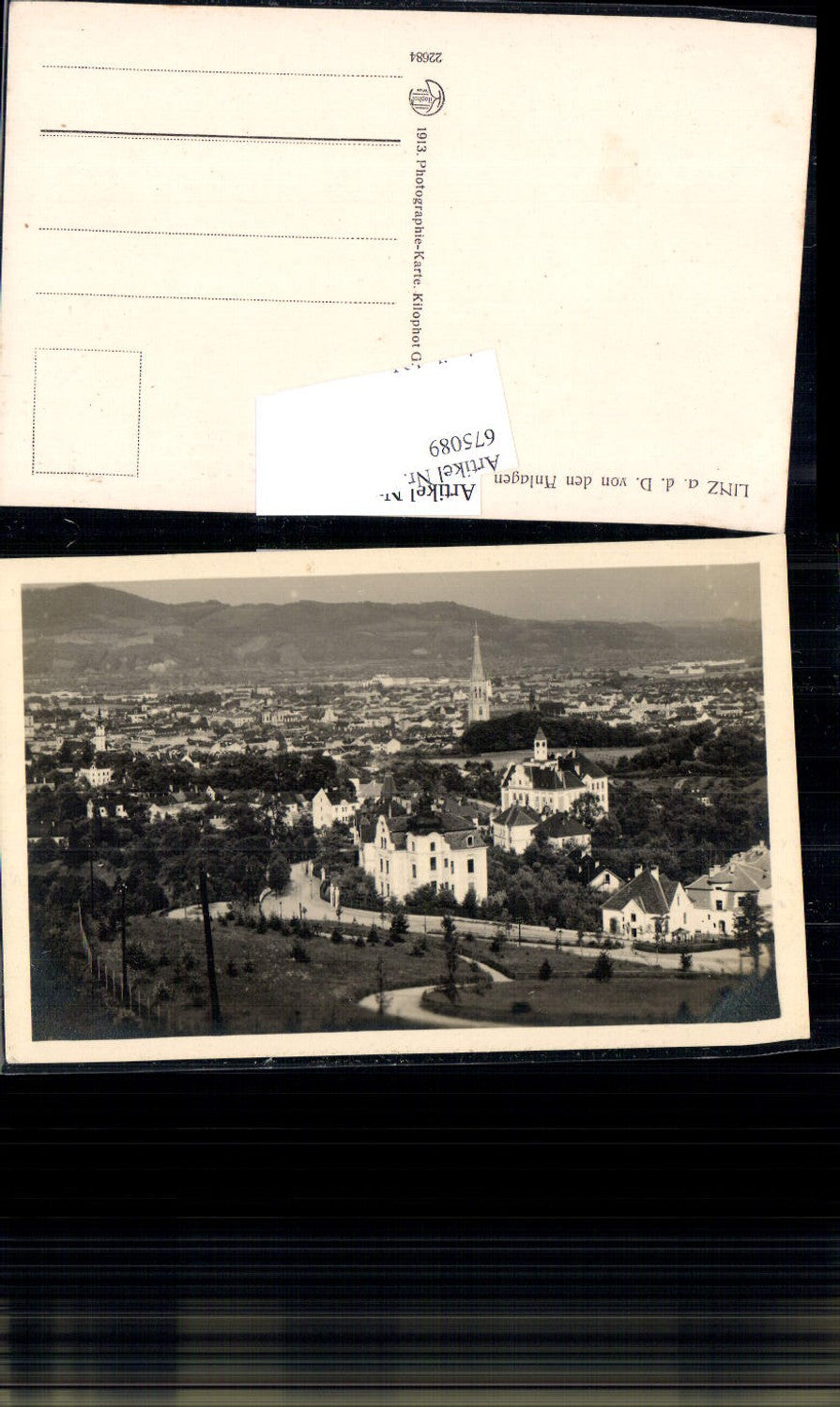 675089,Linz an der Donau von den Anlagen Villen pub Kilophot 22684