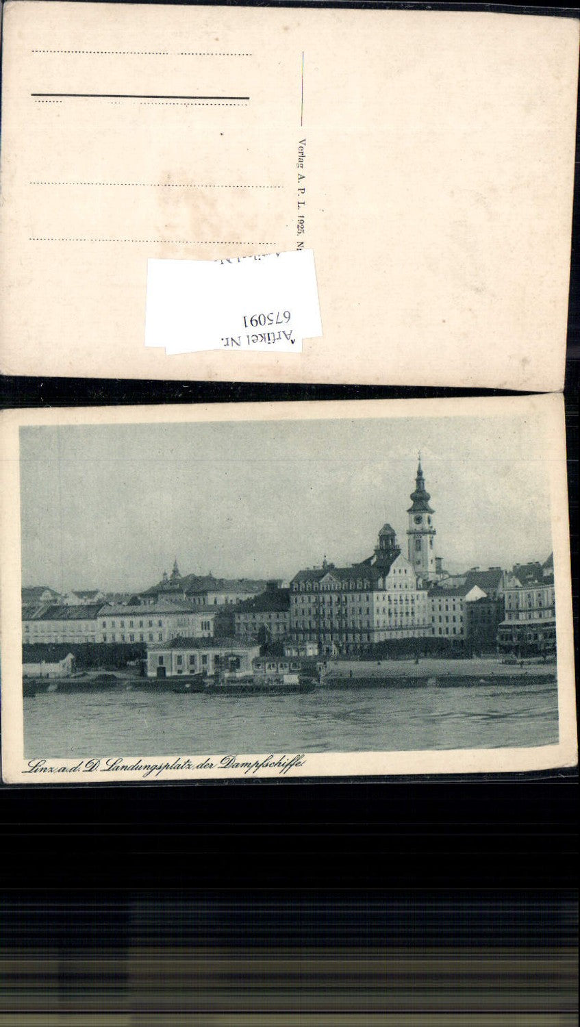 675091,Linz an der Donau Landungsplatz Urfahr Dampfer