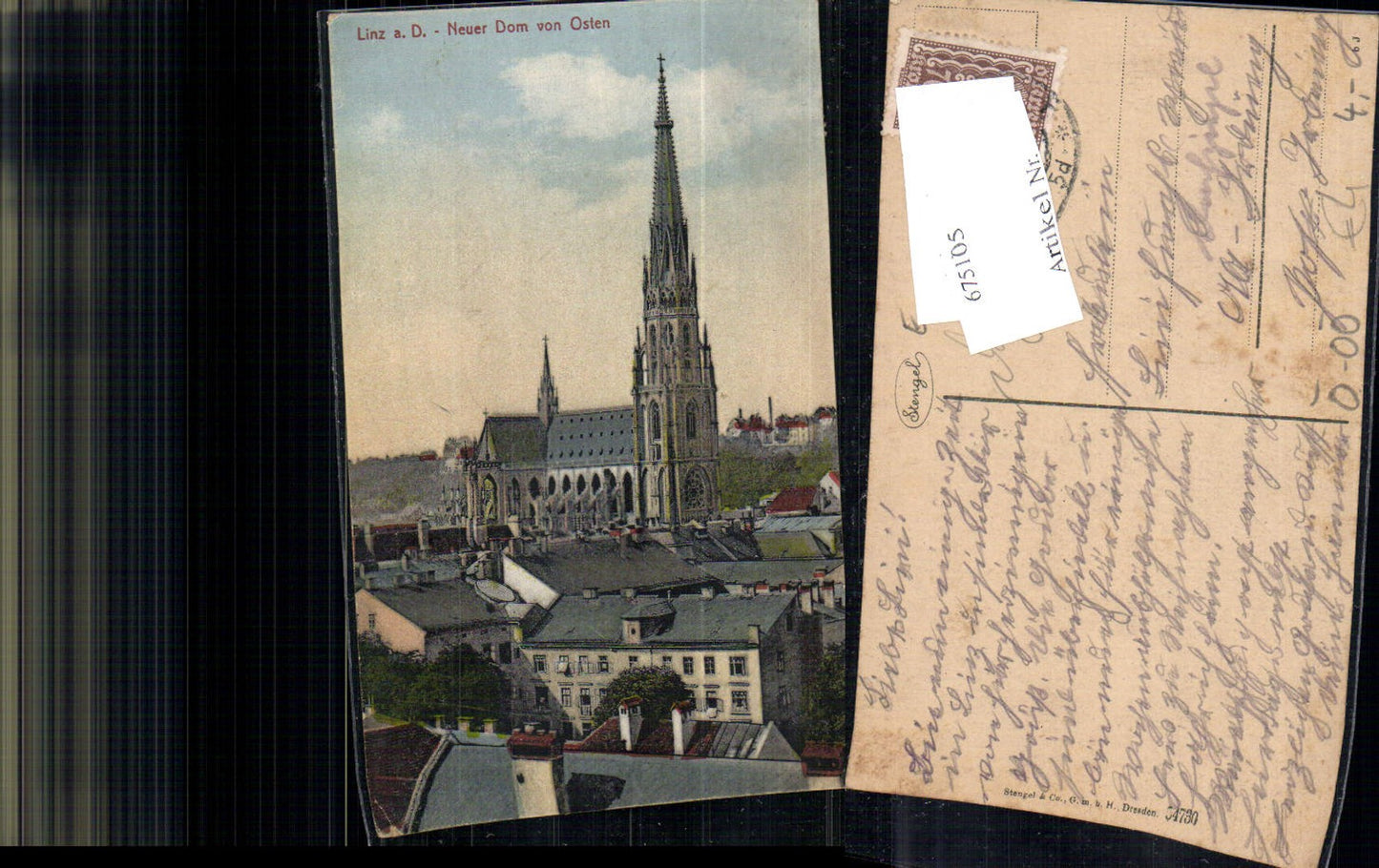 675105,Linz an der Donau Maria Empfängnis Dom v. Osten