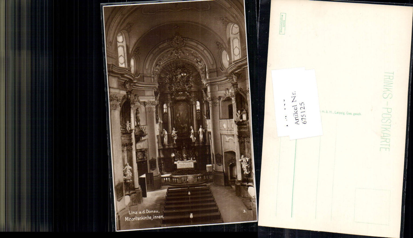 675125,Linz an der Donau Minoritenkirche pub Trinks