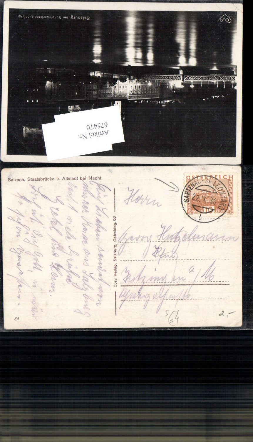 Alte Ansichtskarte – Old Postcard