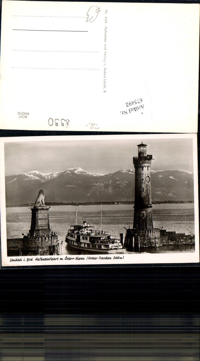 675492,Lindau am Bodensee Leuchtturm Dampfer Schiff