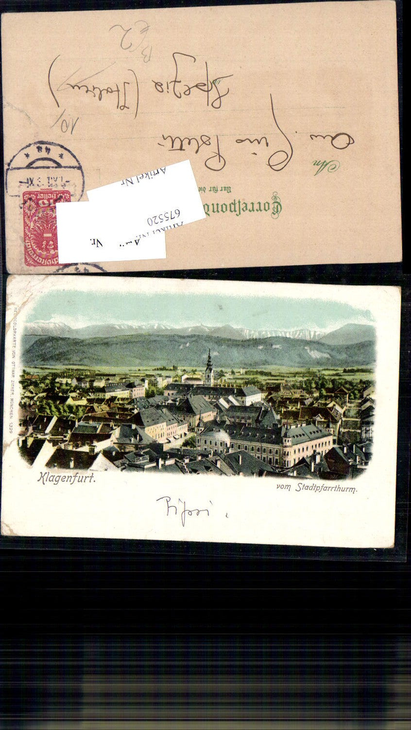 675520,Lithographie Klagenfurt