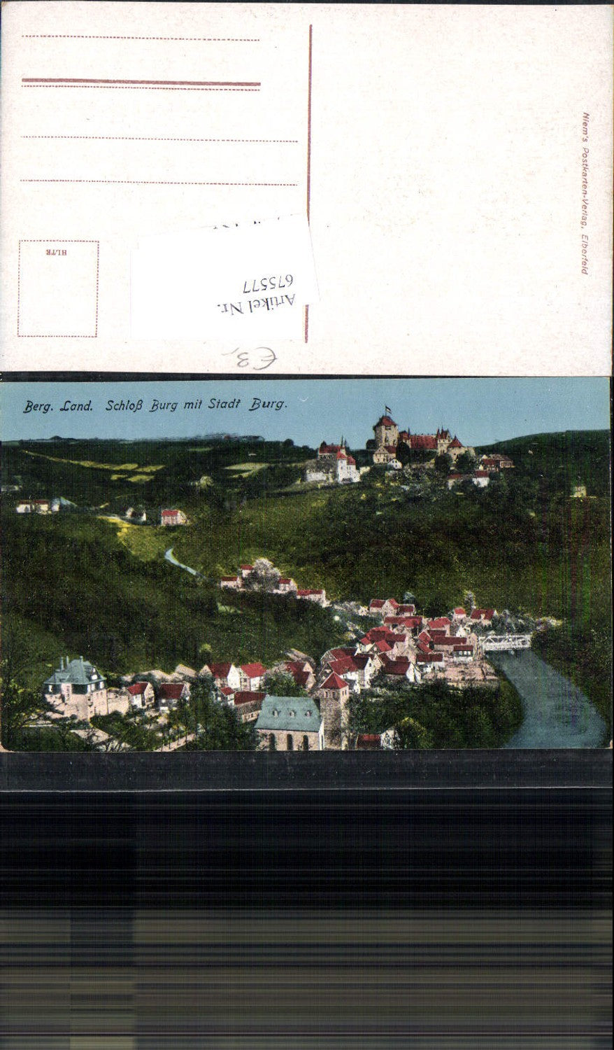 675577,Bergisches Land Schloss Burg Stadt