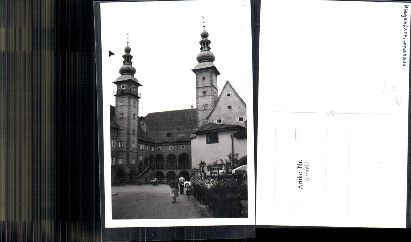 675601,Foto-AK Klagenfurt Landhaus