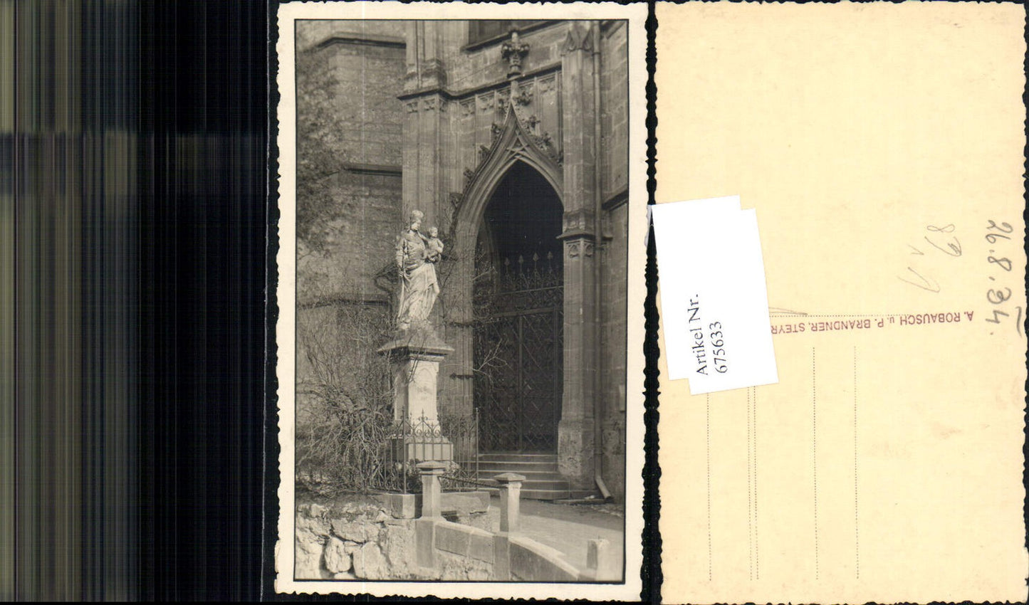 675633,Fotokunst A. Robausch Steyr Stadt Kirche