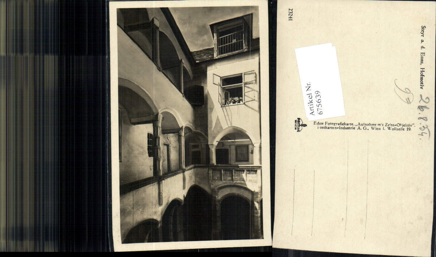 675639,Steyr Stadt Hofmotiv