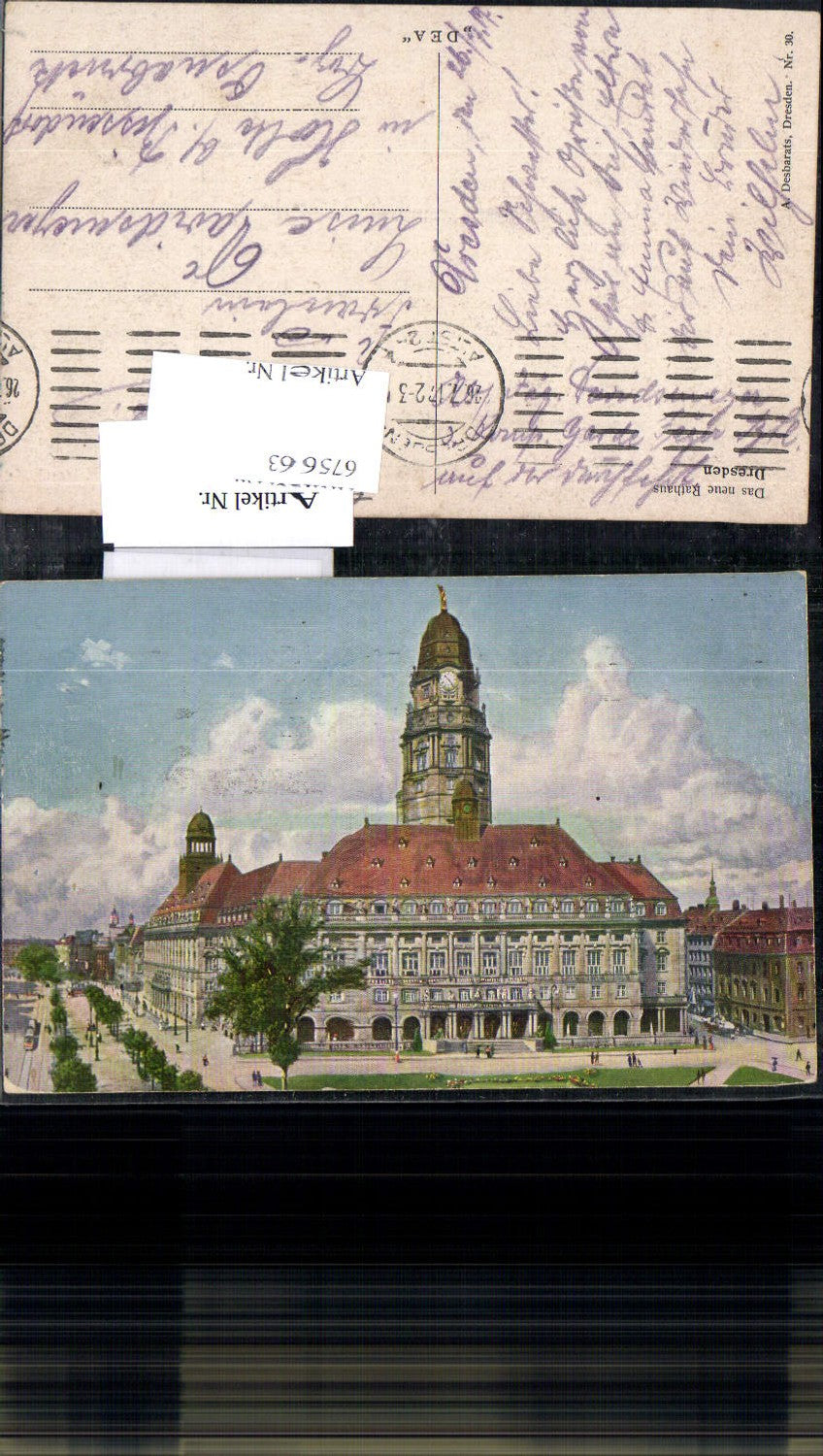 675663, Dresden New Town Hall Ringstrasse
