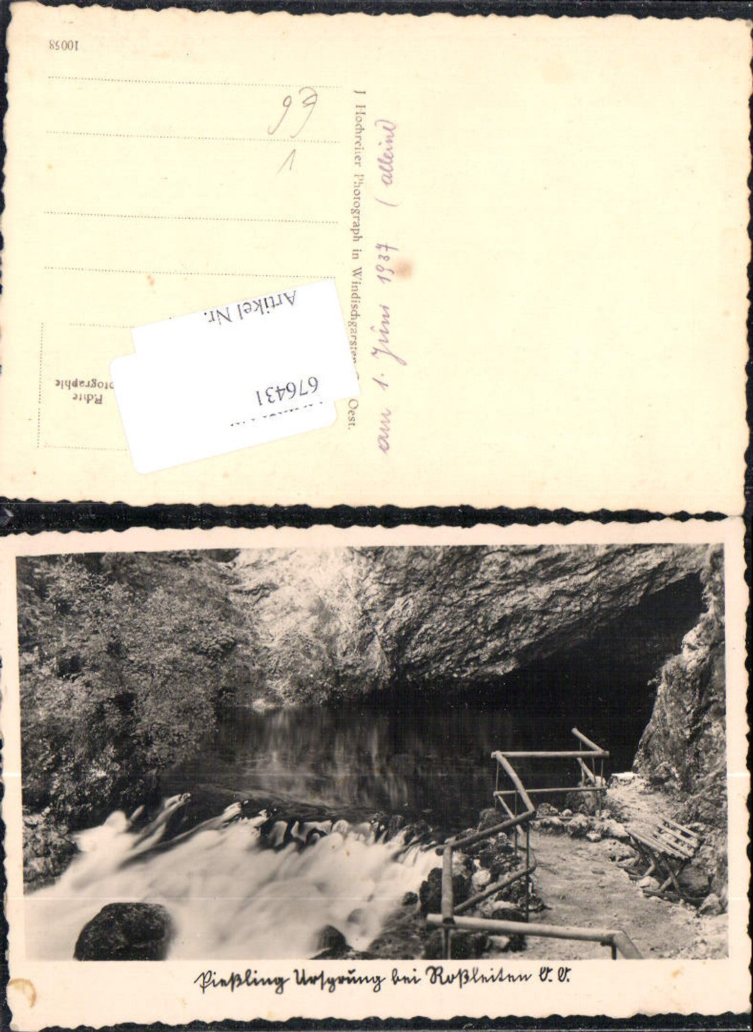 676431,Pießling Ursprung bei Roßleithen Roßleiten pub Hochreiter