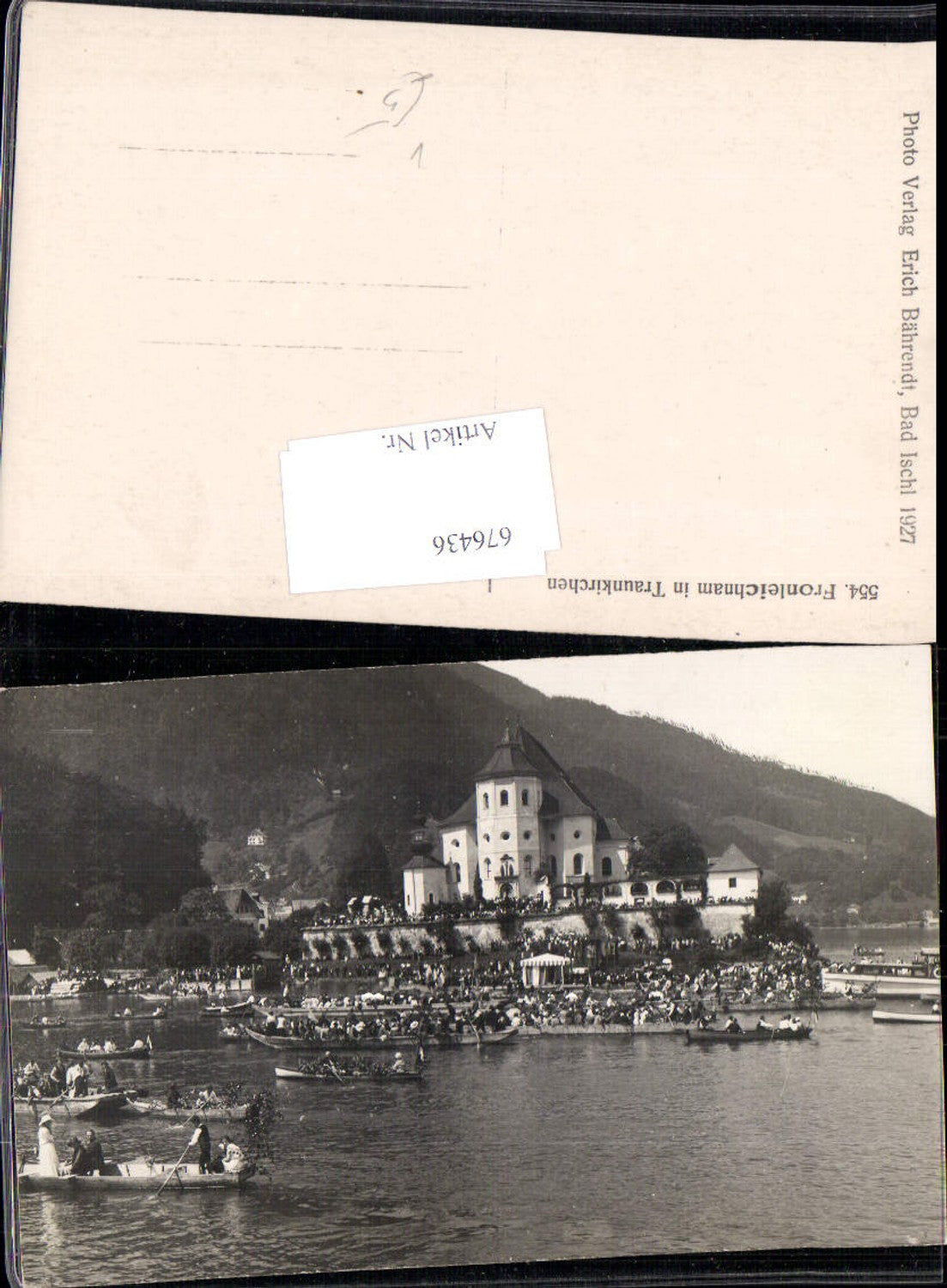 676436,Fronleichnam in Traunkirchen am Traunsee