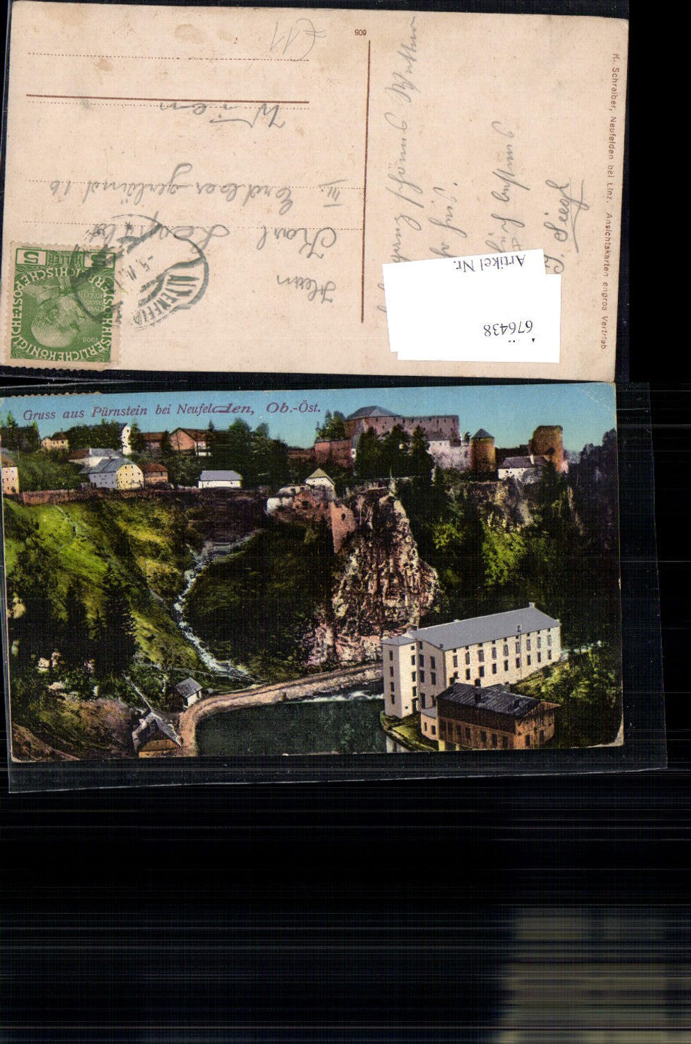 676438, Greetings from Pürnstein near Neufelden in the Mühlviertel region, Rohrbach
